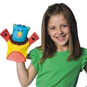 Color-Me� Fabric Animal Hand Puppets  (pack of 24)