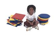 Sit Upons Foam Cushions 12" Square, Set of 6