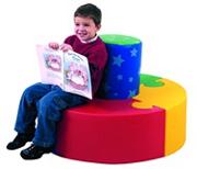 Circular Puzzle Settee, 5 pcs.