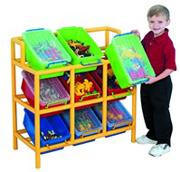 12 Bin Tilt Storage