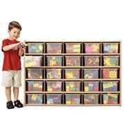 Young Time� 25 Tray Cubbie Storage -w/ clear trays
