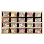 Young Time� 20 Tray Cubbie Storage - with clear trays