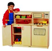 4-in-1 Kitchen Activity Center, 36-1/2"x15"x35"
