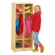 Double Locker, 2 Sections, 20"x15"x50-1/2"