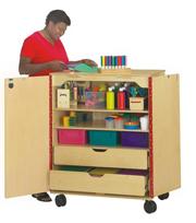 Art Cart with Storage