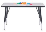 24" x 48" Rectangle Activity Table, 15-24"H
