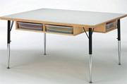 Classroom Cubbie Table With Paper Trays