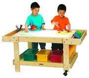 Creative Caddie Light Table w/bins - 42" Long