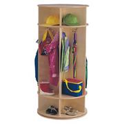 Revolving Coat Locker, 5 Sections, 24"x50-1/2"