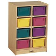 8-Tray Cubbie with Clear Trays