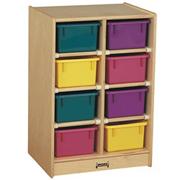 8-Tray Cubbie with Color Trays
