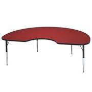 48"x72" Kidney Activity Table, 11-15"H