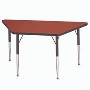 30"x60" Trapezoid Activity Table, 24-31"H