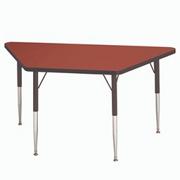 30"x60" Trapezoid Activity Table, 11-15"H