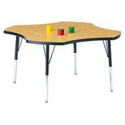 48" 4-Leaf Activity Table, 11-15"H