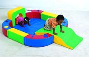 Playring with Tunnel and Slide