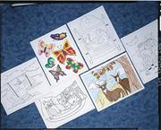 Embossed Line Designers Pictures  (set of 12)