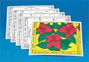 Coloring Placemats - Christmas  (set of 10)