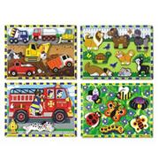 Melissa & Doug� Chunky Puzzles  (set of 4)