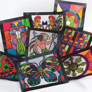 Stained Glass Windows  (pack of 16)