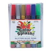 Color Splash!� Glitter Glue Pens  (set of 6)