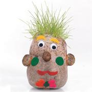EduCraft� Grass Hair Planters Craft Kit  (makes 24)