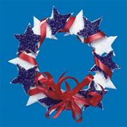 'America the Beautiful' Wreath Craft Kit (makes 12)