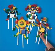 Native Dancers Puppets Craft Kit (makes 24)
