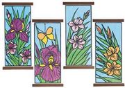 Brite Lite Paper Floral Fields Craft Kit  (makes 24)