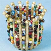 Jeweled Woven Pot Craft Kit  (makes 24)