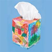 Color Splash!� Tissue Strips Tissue Box Craft Kit (makes 24)