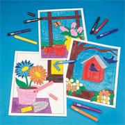 Floral Still Life Posters Craft Kit (makes 12)