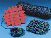 Yarn Weaving Coasters Craft Kit (makes 12)