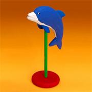 Carved Wood Dolphin Craft Kit (makes 12)