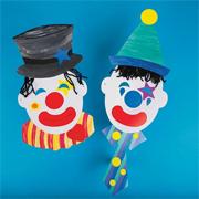 Clown Masks Craft Kit (makes 12)