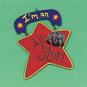 Wood Star Hanger Craft Kit (makes 12)