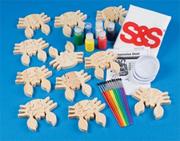 Wooden Crab Puzzle Craft Kit (makes 12)
