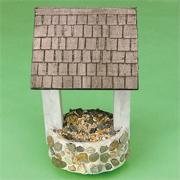 Unfinished Wishing Well Can Bird Feeder Craft Kit (makes 12)