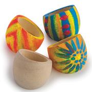 Wood Ring Craft Kit (makes 12)