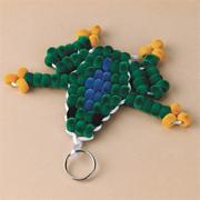 Fuzzy Beaded Froggie Craft Kit (makes 12)