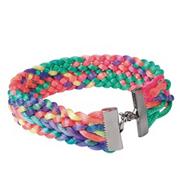 Neon Woven Bracelet Craft Kit (makes 30)