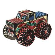 Monster Truck Velvet Art Craft Kit (makes 12)
