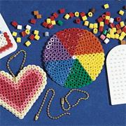 Fuse Bead Key Rings Craft Kit (makes 48)