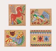 Mexican Bark Painting Group Pack  (makes 24)