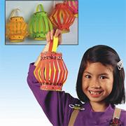 EduCraft� Neon Paper Lanterns Craft Kits  (makes 40)