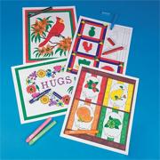 Color-In Posters Craft Kit (makes 12)