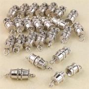 Silver Barrel Clasps (pack of 24)