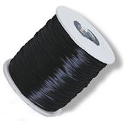 Black Rattail Silk Cord 144yd