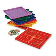 Plastic Geoboard Classpack (set of 10)