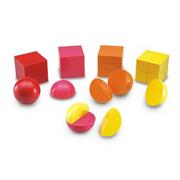 Magnetic 3-D Fraction Shapes (set of 20)